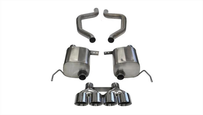 CORSA Performance 2017-2019 Corvette Z06 2.75in Axle-Back Exhaust Polished Dual Rear Exit Quad 4.5in Tip (Sport)