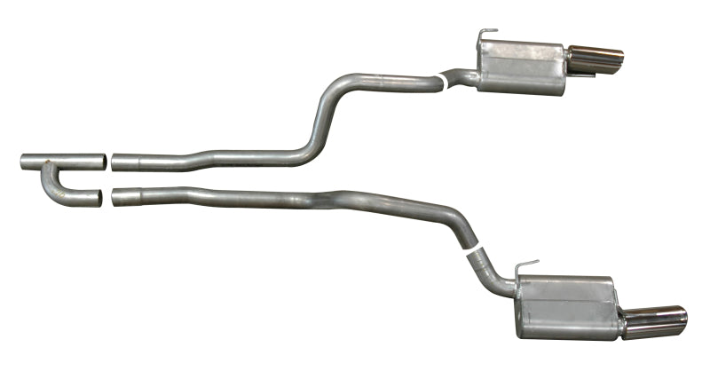 Gibson 2005-2010 Ford Mustang Base 4.0L 2.5in Cat-Back Dual Exhaust - Stainless