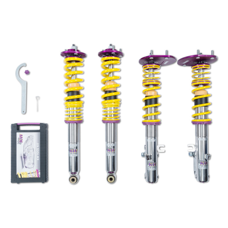 KW Clubsport Coilover Kit for Porsche 911 (964) Carrera 2 incl. Convertible & Targa (35271811)