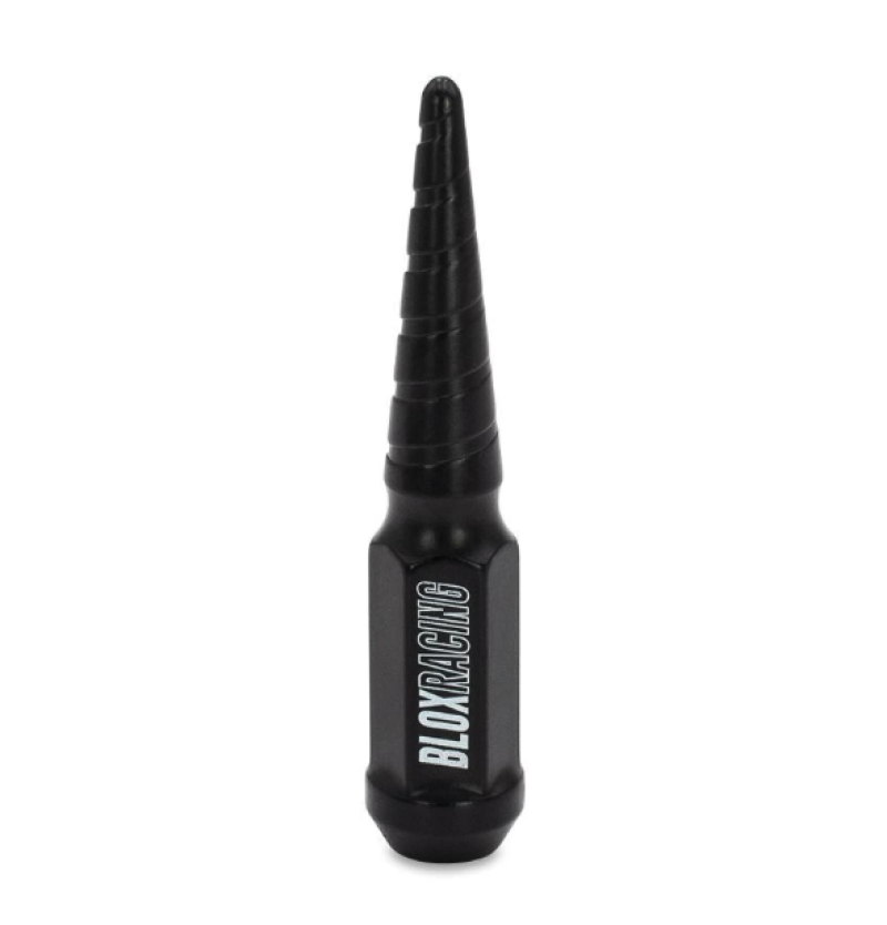 BLOX Racing Spike Forged Lug Nuts - Flat Black - 12x1.25 - Single (BXAC-00154-SP)