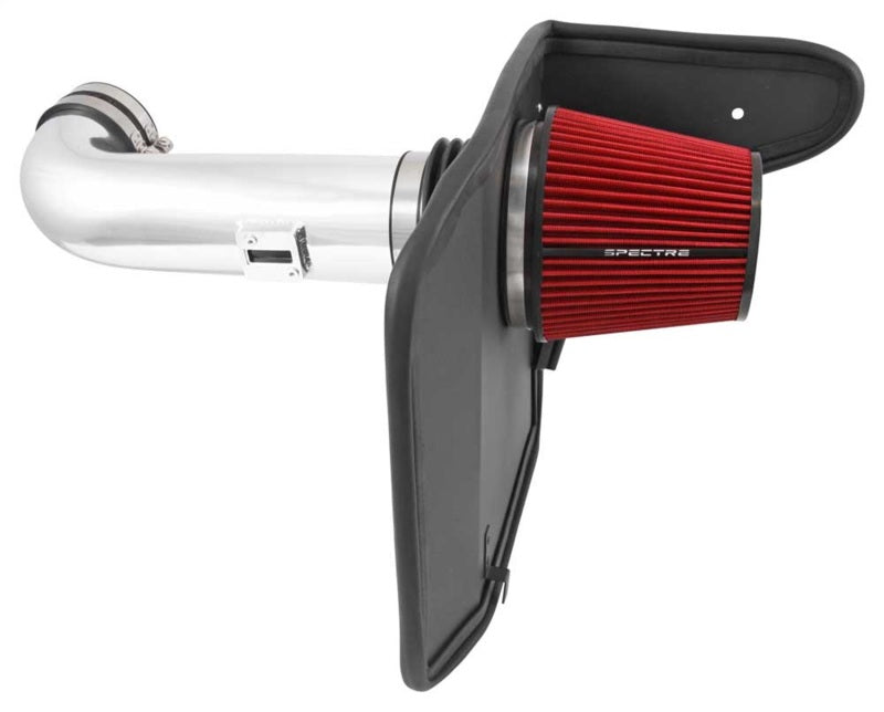 Spectre 2010-2012 Chevy Camaro V8-6.2L F/I Air Intake Kit - Clear Anodized w/Red Filter (spe9908) - photo 8