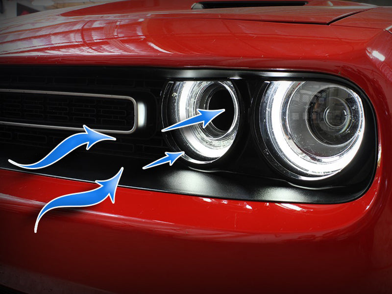 aFe Dynamic Air Scoop 2015 Dodge Challenger V6-3.6 / V8-5.7/6.4L HEMI - Green (afe54-72203-SG) - photo 6