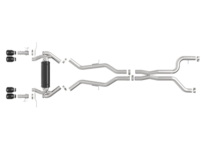 aFe 2023-2025 BMW M2 L6-3.0L (G87) MACH Force-Xp Cat-Back Exhaust with Black Tip - photo 2