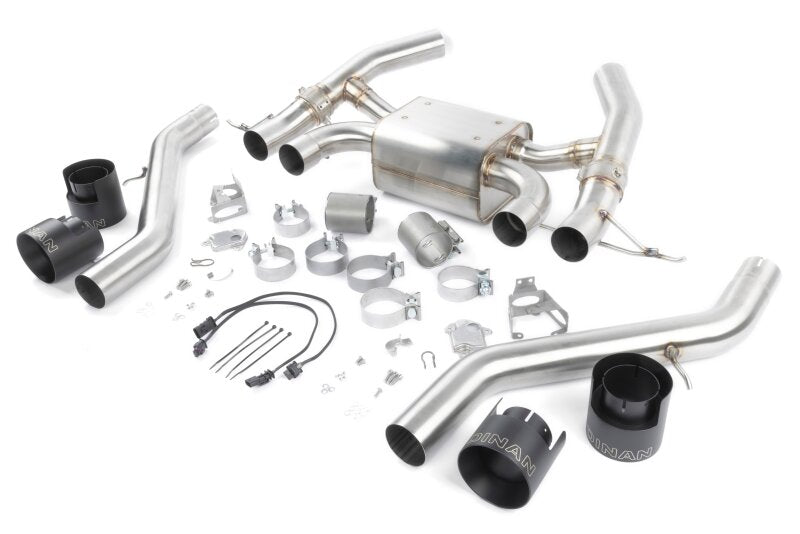 Dinan 2023-2026 BMW M2 (G87) Valved Axle-Back Exhaust System - Black Tips - photo 3