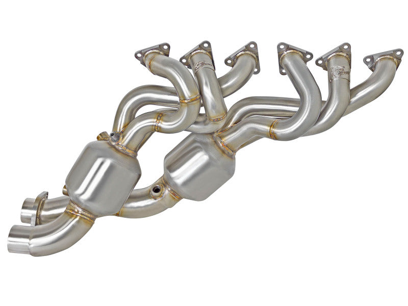 aFe Twisted Steel Headers (Catted) 2001-2006 BMW M3 L6-3.2L S54 - photo 2