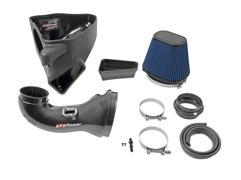 aFe 2017-2024 Chevrolet Camaro ZL1 (6.2L-V8) Track Series Carbon Fiber CAI System w/ Pro 5R Filters (afe57-10018R) - photo 2