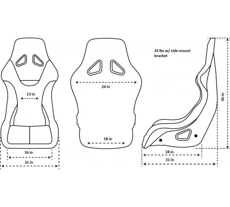 NRG FRP Bucket Seat ULTRA Edition W/ Grey Pearlized Back / Teal Microfiber Material - Large (FRP-302TL-ULTRA)