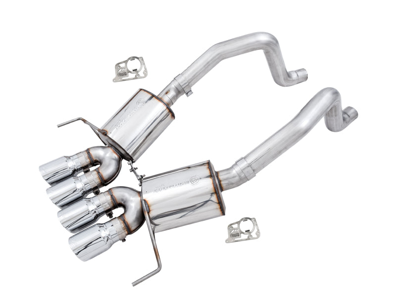 AWE Tuning 2014-2019 Chevrolet Corvette C7 Z06/ZR1 (without AFM) Touring Edition Axle-Back Exhaust with Chrome Tips