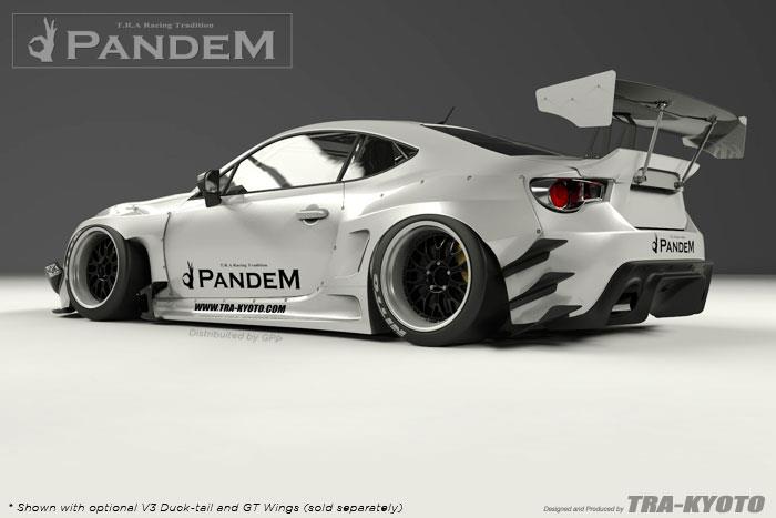 GReddy 2013-2020 Scion FR-S Pandem Wide Body V3 Side Skirts - photo 5