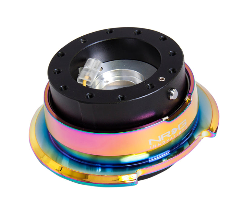 NRG Quick Release Gen 2.8 - Black Body / Neochrome Ring (SRK-280BK-MC) - photo 2