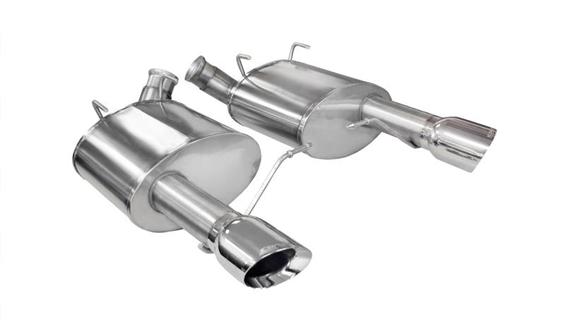 CORSA Performance 2011-2014 Ford Mustang GT/Boss 302 5.0L V8 Polished Xtreme Axle-Back Exhaust - photo 4