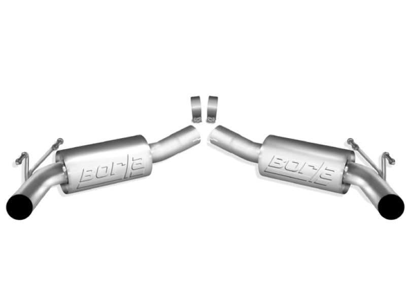 Borla 2010 Camaro 6.2L ATAK Exhaust System without Tips works With Factory Ground Effects Package (rear)