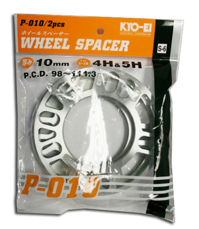 Project Kics 10mm Universal Spacers (2 Pk) (W010UP)