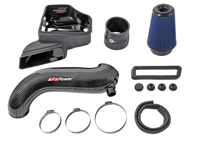 aFe 2015-2019 VW Golf R (MKVII) L4-2.0L (t) Track Series Carbon Fiber Intake System w/ Pro 5R Filter (afe57-10016R) - photo 2
