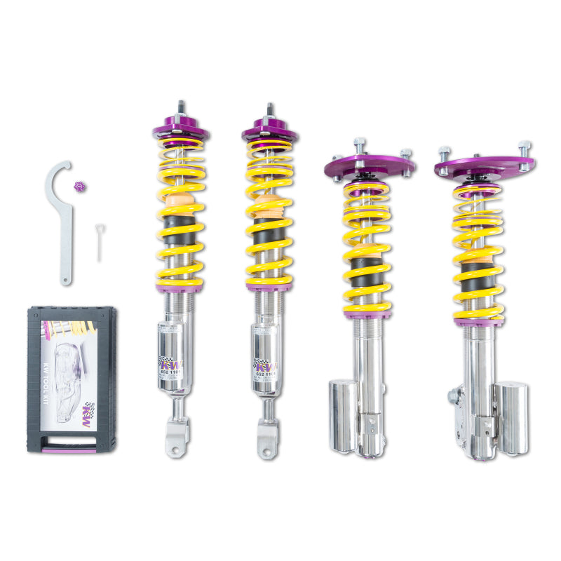 KW Clubsport Coilover Kit for Mitsubishi Lancer (CT9A) EVO 7 EVO 8/9 (Inc Pillowball FR & Solid RR Upper Mounts) (35265806)
