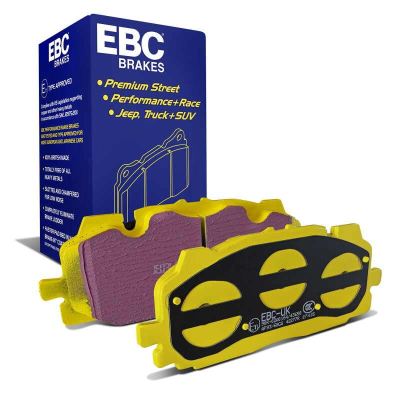 EBC Audi RS3 / RS4 Yellowstuff 4000 Series Front Brake Pads (DP42277R)