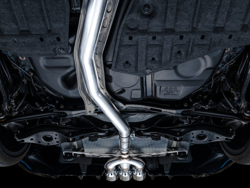 AWE Tuning 2023 Honda Civic Type R FL5 Track Edition Exhaust with Triple Chrome Silver Tips - photo 5