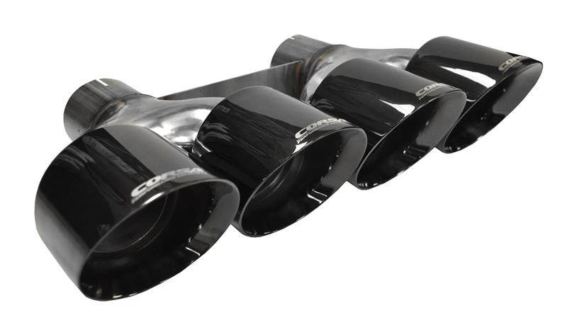 CORSA Performance 2014-2020 Chevrolet Corvette 6.2L V8 Quad 45in Polished Black Pro-Series Tip Kit - photo 4