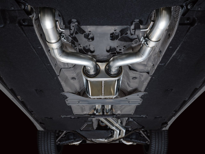 AWE Tuning 2019-2023 Audi C8 S6/S7 2.9T V6 AWD Touring Edition Exhaust - Chrome Silver Tips - photo 6