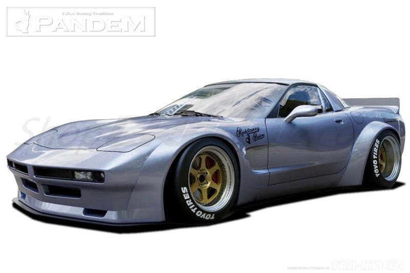 GReddy Pandem 1997-2004 Chevrolet Corvette C5 Fastback Coupe Rocket Bunny Full Widebody Aero Kit w/ Wing