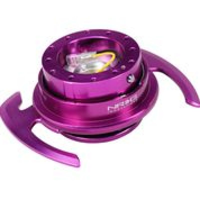 NRG Quick Release Kit Gen 4.0 - Purple Body / Purple Ring w/ Handles (SRK-700PP) - photo 3