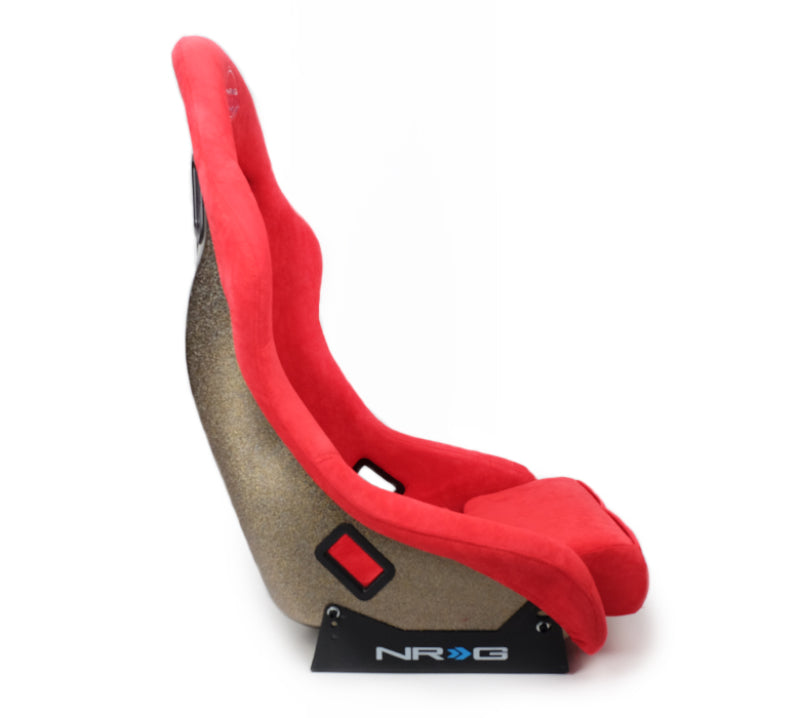 NRG FRP Bucket Seat ULTRA Edition - Medium (Red Alcantara/Pearlized Back) (FRP-303RD-ULTRA) - photo 3