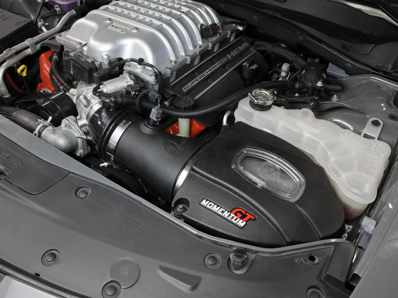 aFe Momentum GT Pro DRY S Air Intake System, 2017-2020 Dodge Challenger / Charger SRT Hellcat (afe50-72205D) - photo 9