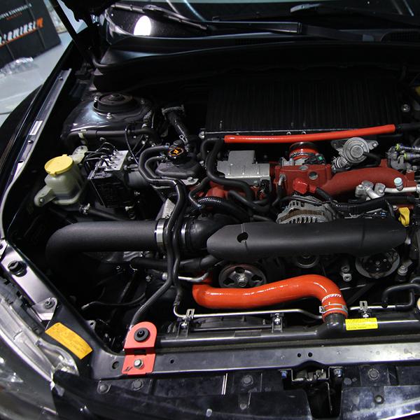 Mishimoto 2008+ Subaru WRX/STi Performance Cold Air Intake Kit - Wrinkle Black (misMMAI-STI-08WBK) - photo 8