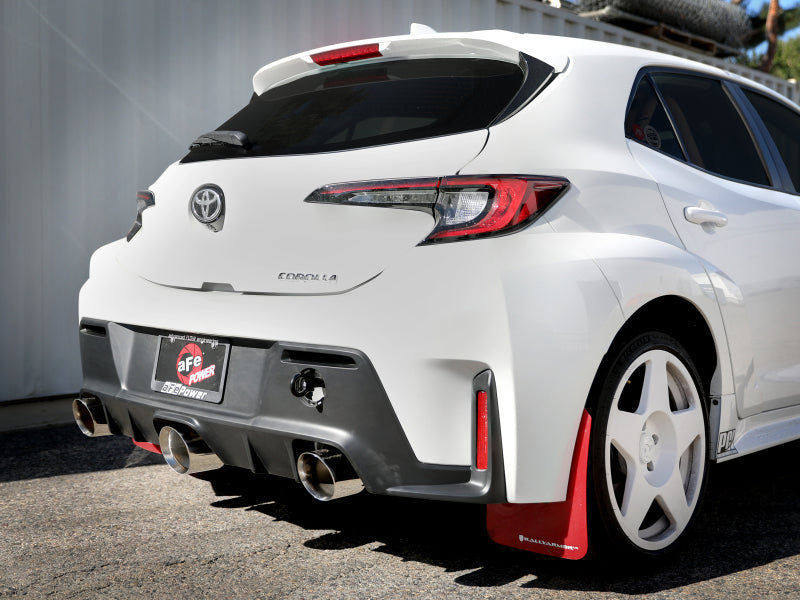 aFe 2023-2024 Toyota GR Corolla L3 1.6L Gemini XV 3in to 2-1/2in Cat-Back Exhaust with Polished Tips - photo 4