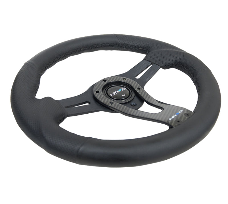 NRG Reinforced Steering Wheel (320mm) w/ Carbon Center Spoke (RST-002RCF) - photo 6