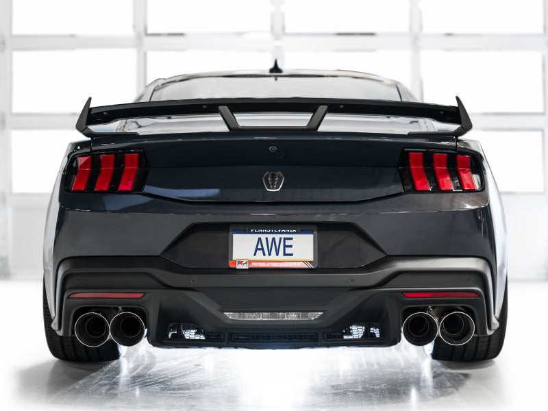 AWE Tuning 2024 Ford Mustang Dark Horse S650 RWD SwitchPath Cat-Back Exhaust with Quad Chrome Silver Tips - photo 6