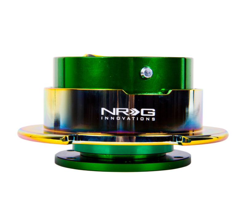 NRG Quick Release Gen 2.5 - Green Body / Neochrome Ring (SRK-250GN/MC)