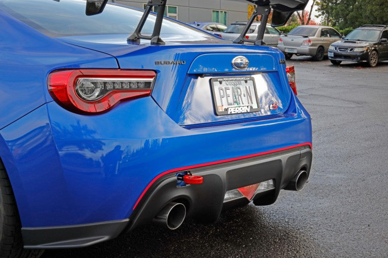 Perrin 13-26 Subaru BRZ / 13-20 Scion FR-S & Toyota 86 / 22-26 GR86 Tow Hook Kit (Rear) - Red (PSP-BDY-255RD) - photo 6