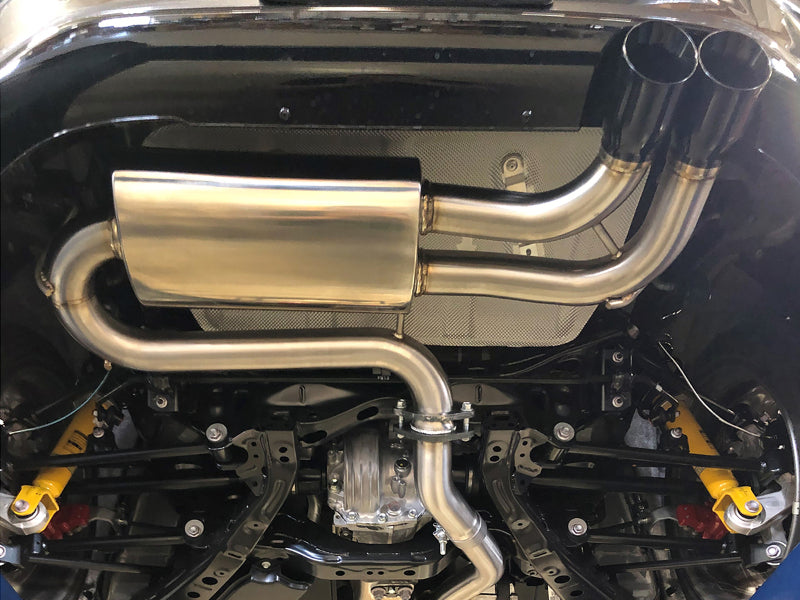 aFe Takeda 2-1/2in 304 Stainless Steel Axle-Back Exhaust with Black Tip 2016-2019 Mazda Miata L4 2.0L - photo 4