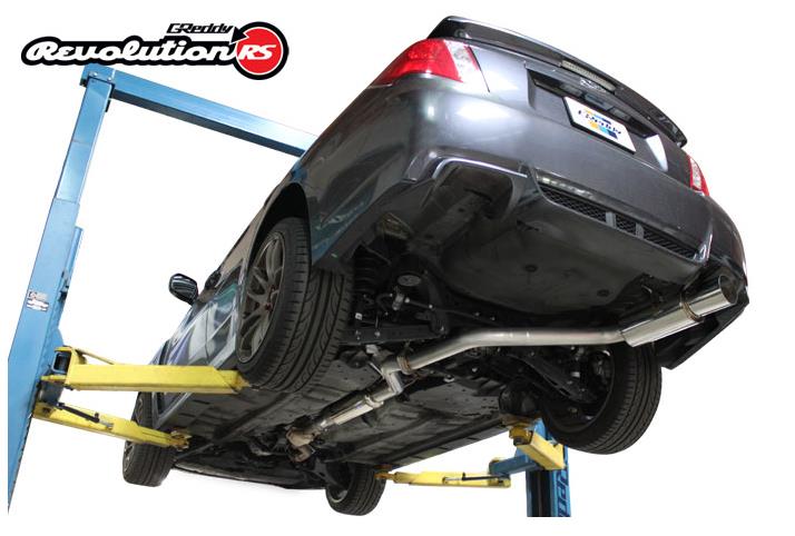 GReddy 2011-2014 Subaru WRX/STI (Sedan) 76mm Single Side Cat-Back Revolution RS Exhaust - photo 2