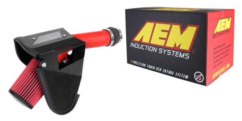 AEM Induction 2019 Subaru WRX STI 2.5L Cold Air Intake - Wrinkle Red (aem21-863WR) - photo 6