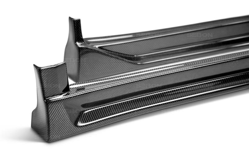Seibon 2004-2005 Subaru WRX CW Carbon Fiber Side Skirts - photo 3