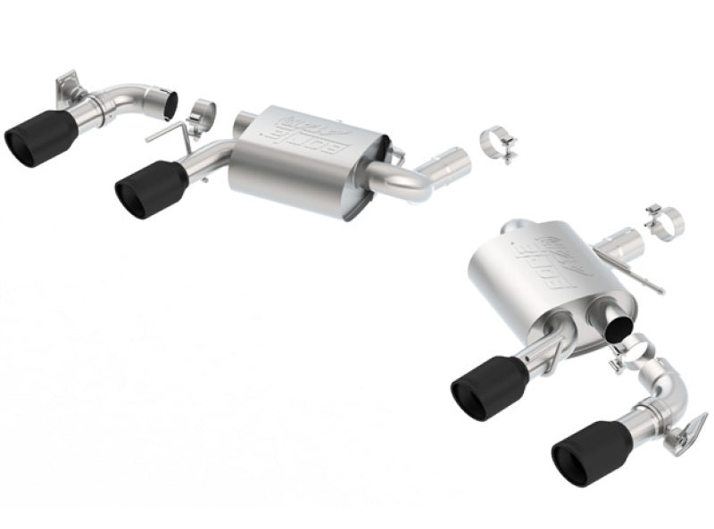 Borla 2016 Chevrolet Camaro V8 SS AT/MT ATAK Rear Section Exhaust with Dual Mode Valves Ceramic Black