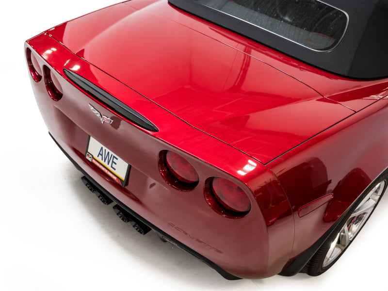 AWE Tuning 2009-2013 Chevrolet Corvette 6.2L Touring Edition Axle-Back Exhaust with Diamond Black Tips - photo 5