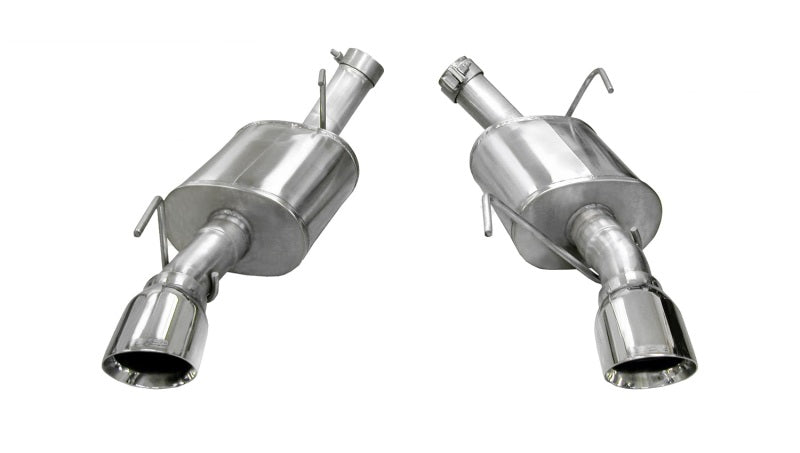 CORSA Performance 2005-2010 Ford Mustang Shelby GT500 5.4L V8 Polished Xtreme Axle-Back Exhaust - photo 2