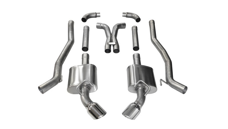 CORSA Performance 2011-2015 Chevrolet Camaro SS 6.2L V8 Manual Polished Xtreme 3in Cat-Back - photo 4