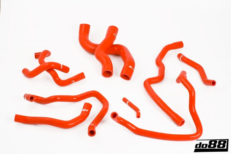 do88 Coolant Hose Kit for BMW M3 E90/E92, red