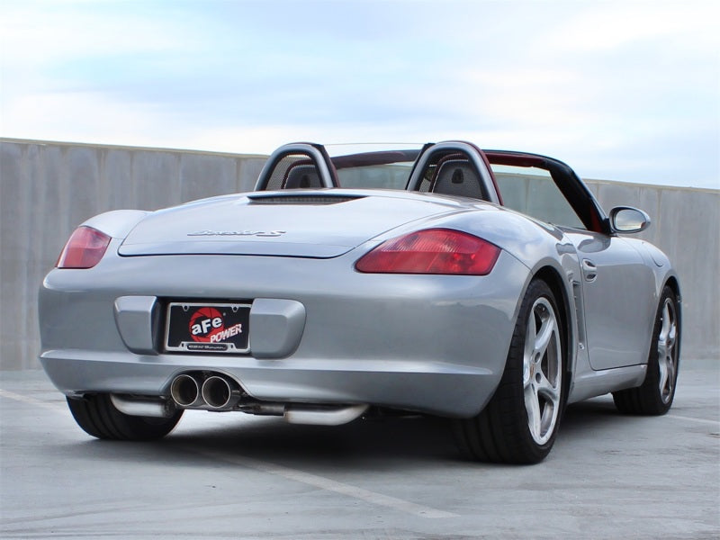 aFe ELITE 2005-2012 Porsche Boxster S (987.1-987.2) H6 3.4L 304 Stainless Steel Dual Cat-Back with Dual Polished Tip Exhaust - photo 2