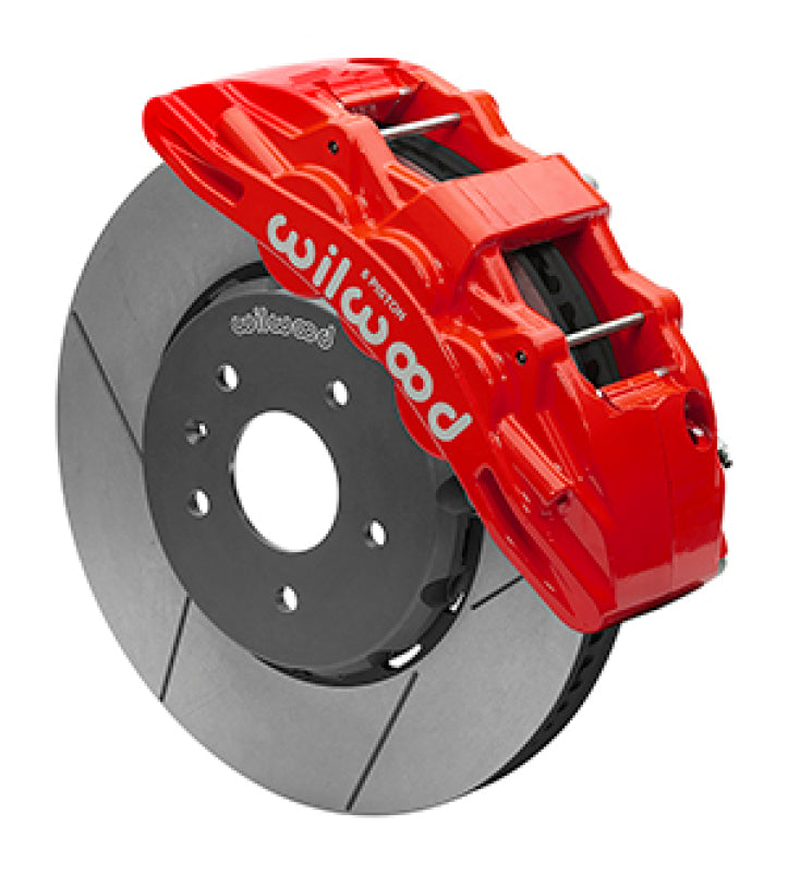 Wilwood 2014-2019 Chevrolet Corvette C7 SX6R Front Big Brake Kit (14in) - Red / Slotted