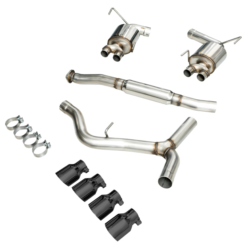 AWE Tuning 2015+ Subaru WRX VA Sedan Touring Edition Exhaust - Diamond Black Tips (102mm) - photo 6