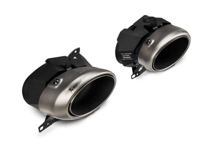 Akrapovic 2020-2021 Porsche 911 Turbo/Turbo S (992) Tail Pipe Set (Titanium)