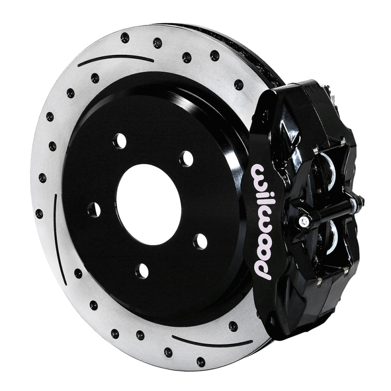 Wilwood 2005-2013 Chevrolet Corvette C6 Base DPC56 Rear Brake Kit (12in) - Black