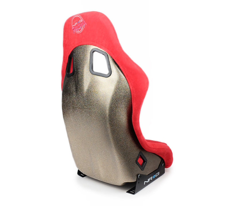 NRG FRP Bucket Seat ULTRA Edition - Medium (Red Alcantara/Pearlized Back) (FRP-303RD-ULTRA) - photo 4
