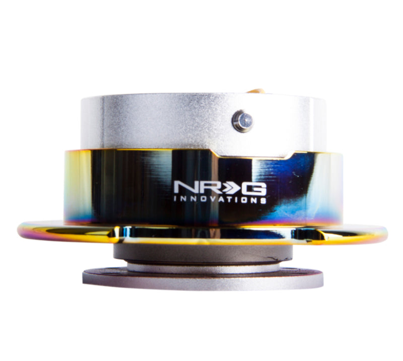 NRG Quick Release Gen 2.5 - Silver Body / Neochrome Ring (SRK-250SL/MC)