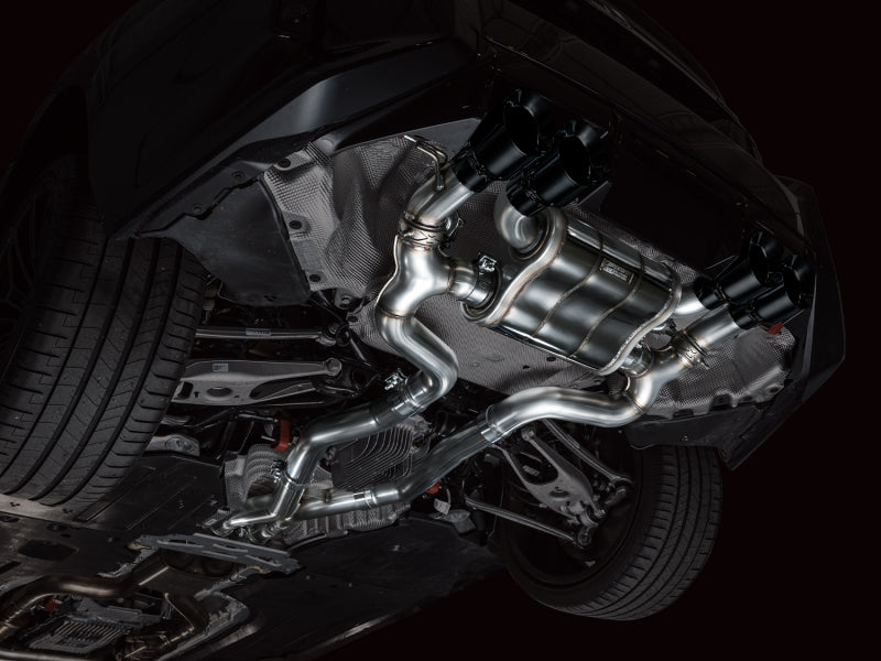 AWE Tuning 2023-2024 BMW G87 M2 SwitchPath Edition Exhaust - Diamond Black Tips - photo 2